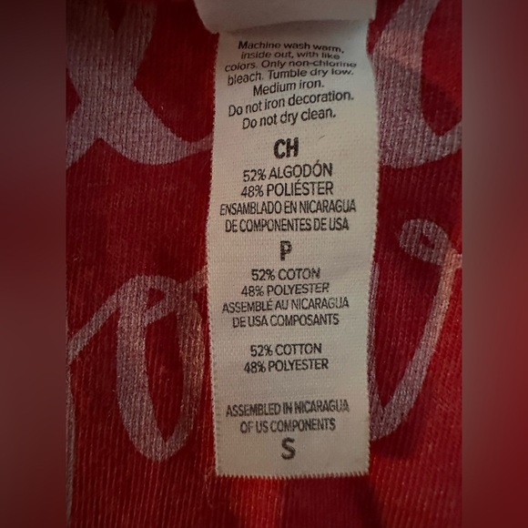 Red Graphic T-Shirt with Bless Your Heart Design - Picture 6 of 6